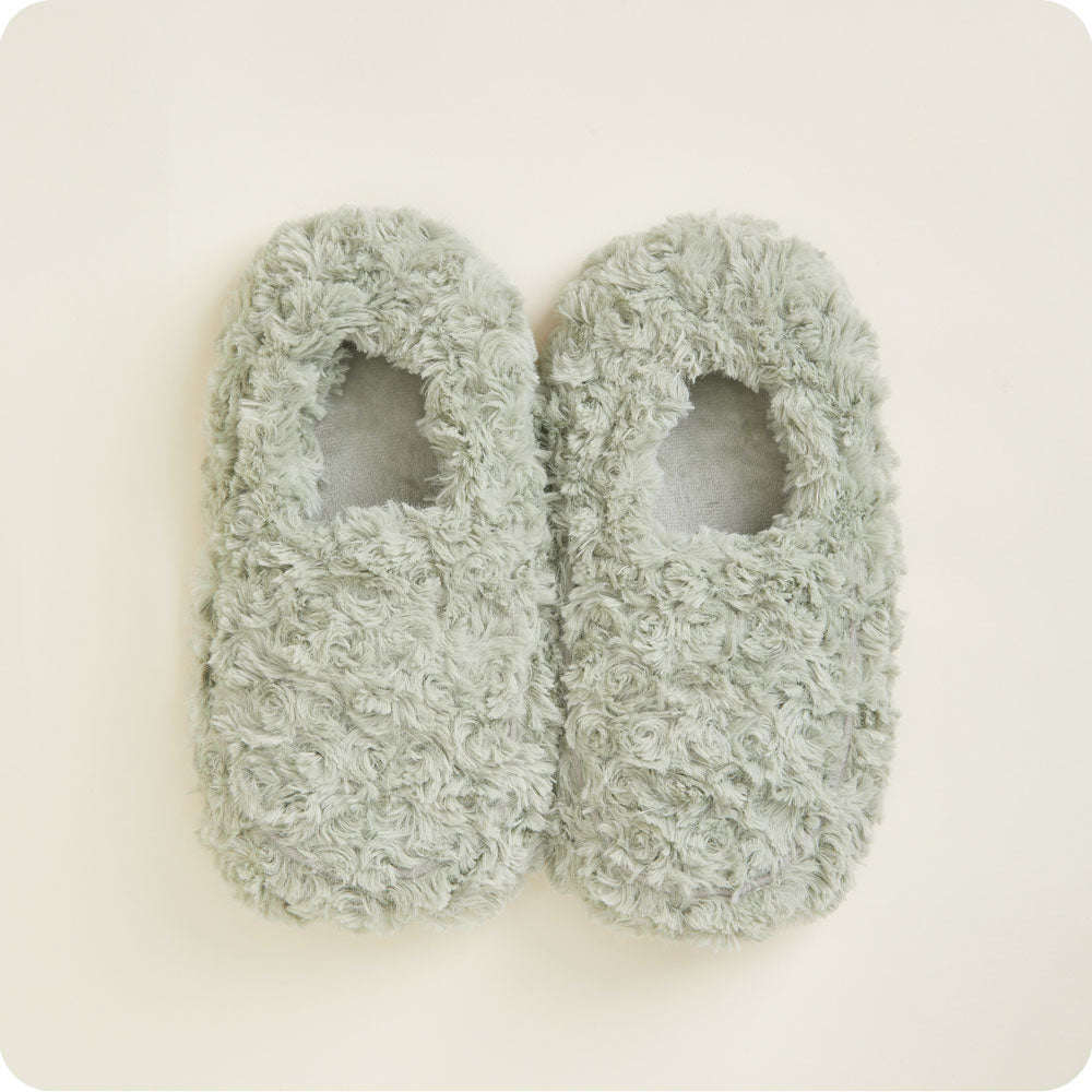 Curly Sage Green Slippers Warmies?